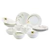Tableware Set Satohana Goyomi Green Floral Pattern 5 Pattern Set Cute Serves 5 People 15 Pieces Microwave Warmable Made In Japan Gift Box