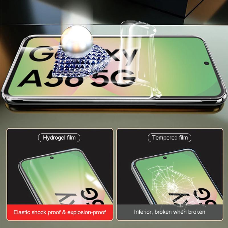 Гидрогелевая пленка 8-в-1 для Samsung A57 A37 A56 A53 Защитная пленка для экрана камеры Антицарапающая пленка