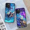 Чехол для телефона 'О моём перерождении в слизь' для Iphone 16 15 14 12 11 13 Pro Max Mini X Xr Xs Se 8 Puls Стеклянная крышка