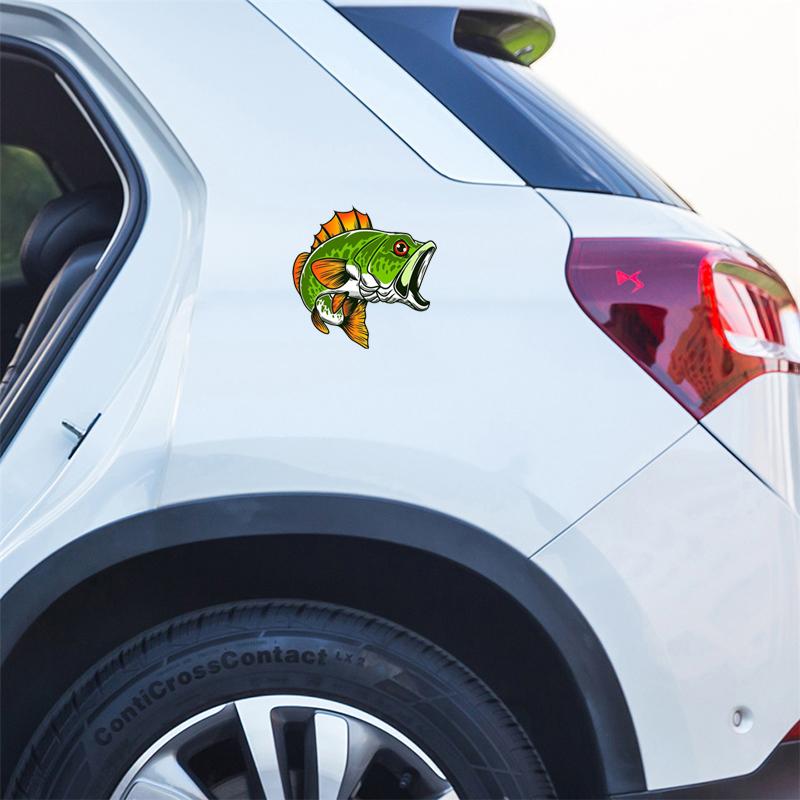 Для рыбалки наклейка с рыбой на автомобиль виниловая наклейка водонепроницаемые декоративные наклейки для автомобиля