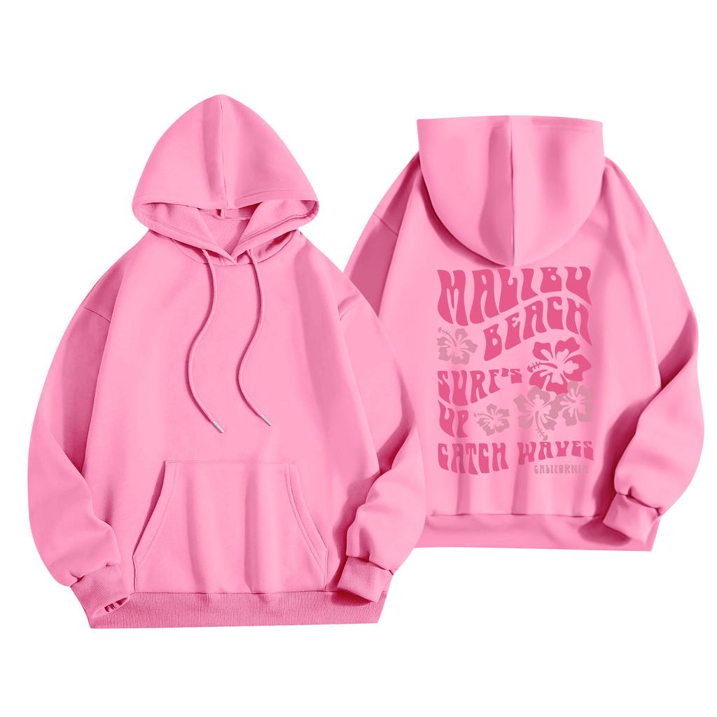 Женская мода, женский легкий пуловер с длинными рукавами и карманами, толстовка с капюшоном в стиле консервативного стиля