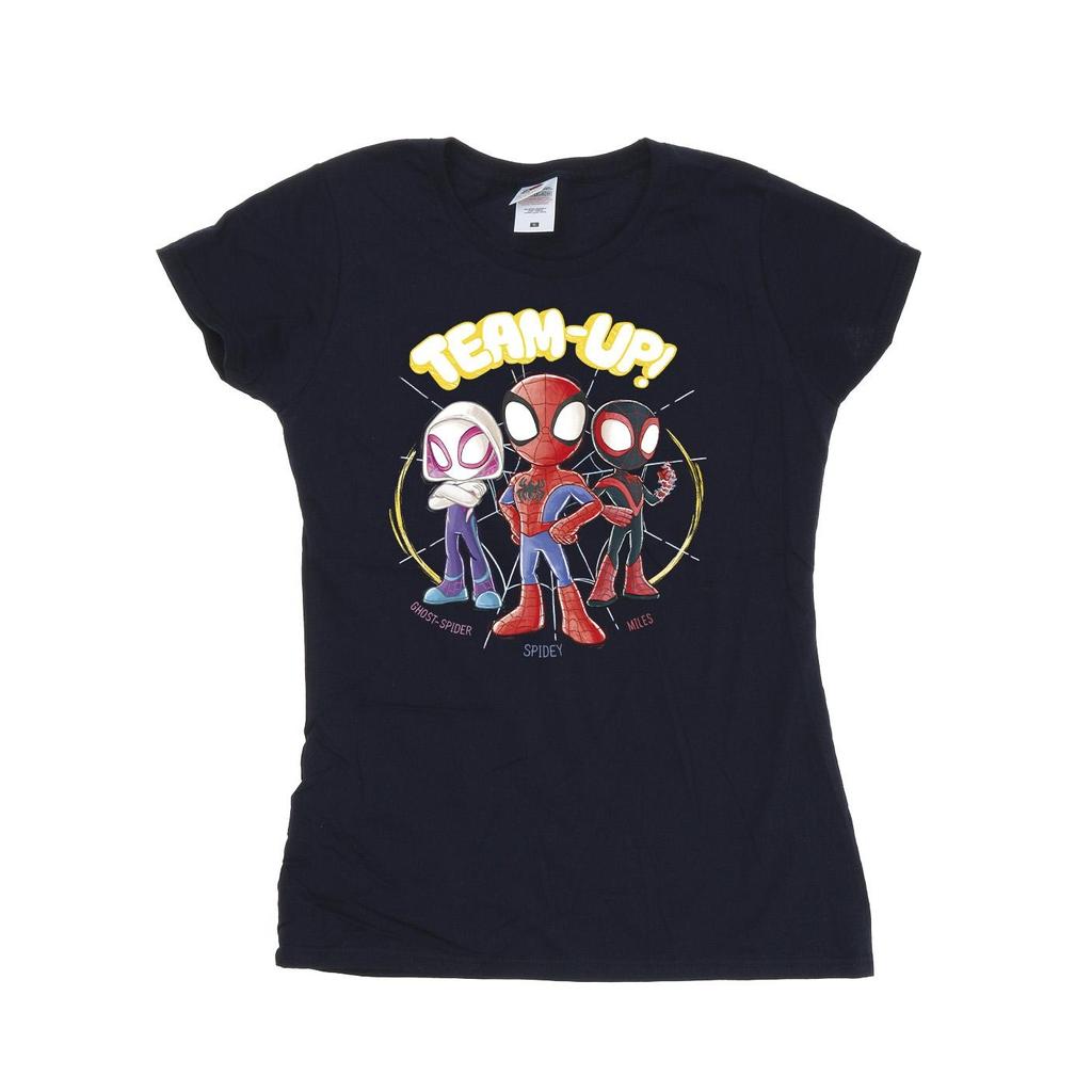 Marvel Womens/Ladies Spidey And His Amazing Friends Sketch Cotton T-Shirt