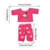 Toy Changing Dressing Game Playing House Suspender Pants Slip Dress T-shirt Trousers Doll Clothes