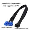 8Pin 16Pin Flexible Servers GPU Power Cord Supports Heavy Load AntiInterference Construction For Stable Energy Transfer
