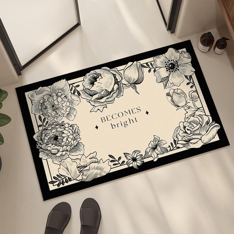 Мягкий коврик для пола в ванной комнате с диатомовой грязью, противоскользящий коврик для ног в ванной, впитывающий коврик для ног в туалетной двери, быстросохнущий