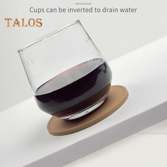 5 шт. силиконовых подставок с держателем, нескользящий коврик под чашку для напитков, утолщенные впитывающие коврики для горячих или холодных напитков, защита мебели, термостойкие