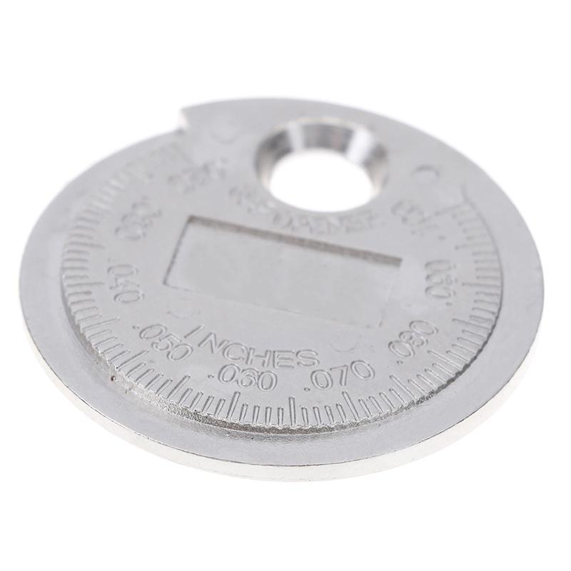 Spark Plug Gap Gauge Tool Measurement Coin-Type 0.6-2.4Mm Range Spark Plug Gage