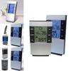 Цифровой гигрометр-термометр LCD, измеритель влажности, прогноз погоды, часы, будильник с автокалибровкой и синей подсветкой