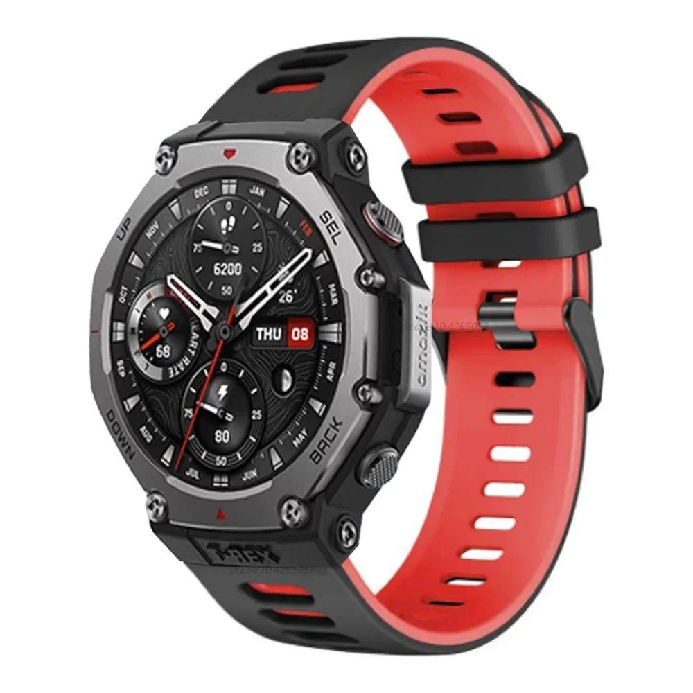 Спортивный ремешок для умных часов Amazfit T-Rex 3, мягкий дышащий силиконовый браслет для Huami Amazfit T Rex 3