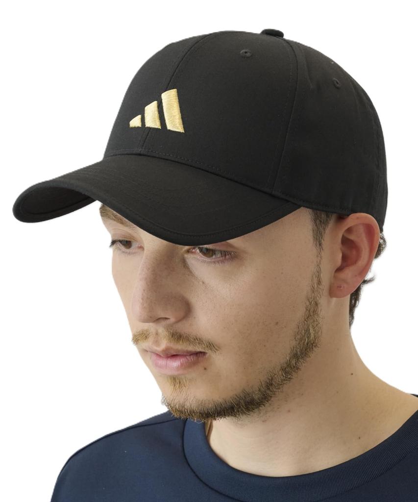 adidas Кепка ADM большого размера из ТК-твила, Черный/Золотой,