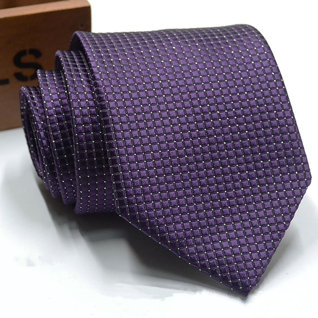 Шелковые клетчатые галстуки, мужские галстуки для вечеринок, деловые официальные мужские деловые повседневные галстуки