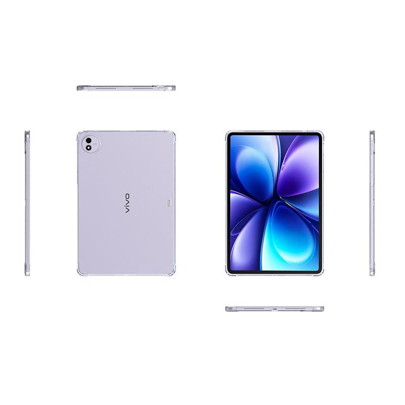 Compatible vivo Pad 6 Pro Four-Corner Airbag Shock-Absorbing Transparent TPU Soft Protective Case 132 Inches 2026 China