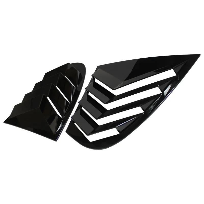 1 Pair For BMW 5 Series E60 2004-2010 Car Rear Window Shutter Cover Trim Window Louver Side Vent 2004-2010