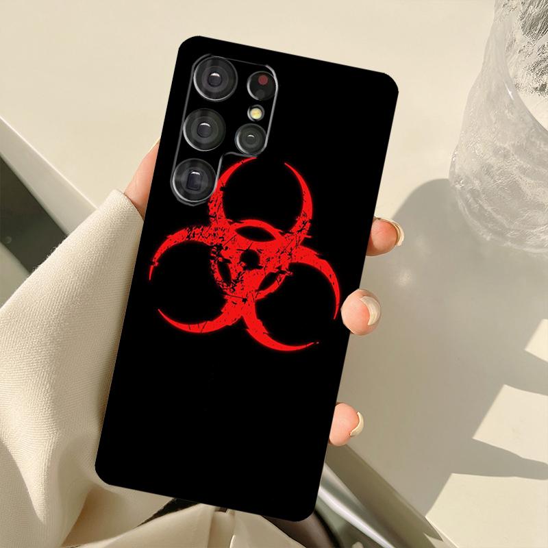 Символ Биоопасности Для Samsung Galaxy S23 S22 Ultra S21 S20 FE S8 S9 S10 Note 10 Plus Note 20 Ultra Чехол для Телефона