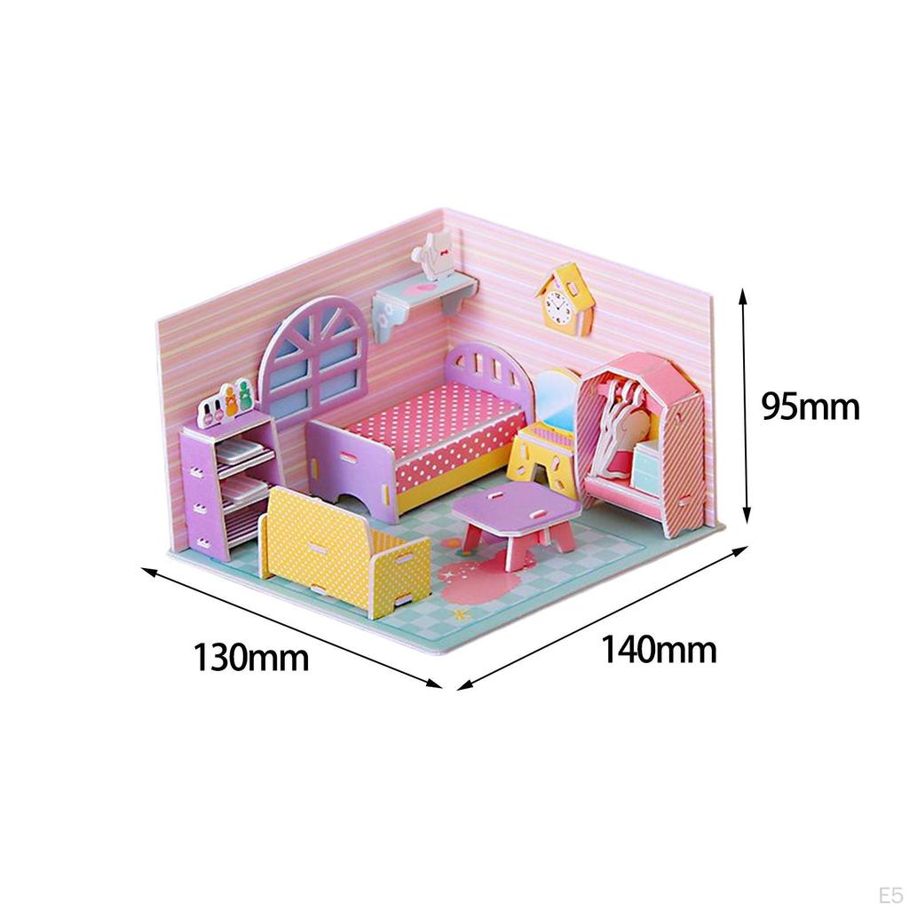 Модели зданий DIY Наборы Бумага и Пенопласт, Творческое Хобби, 3D Пазлы Игрушки для Детей,