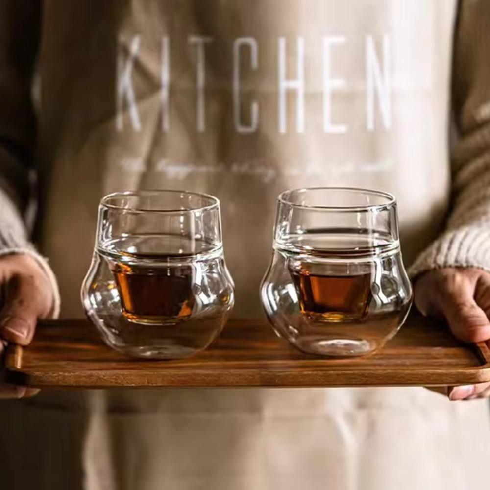 Double Wall Glass Tea Mug 120ml Espresso Coffee Mugs Reusable Coffee Cup  Drinkware