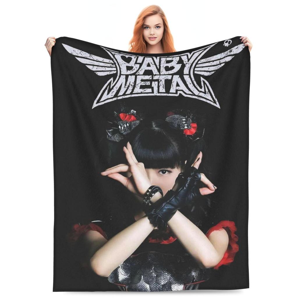 Babymetal Комбинированное одеяло Флисовое одеяло-плед для дивана Легкие пледы для дивана Постельное белье Наружные пледы Покрывало