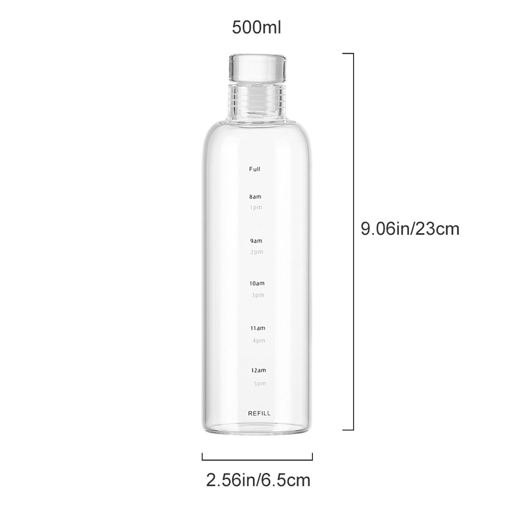 New Transparent Leak-Proof Milk Juice Cup Drinking Bottle Travel Large Capacity