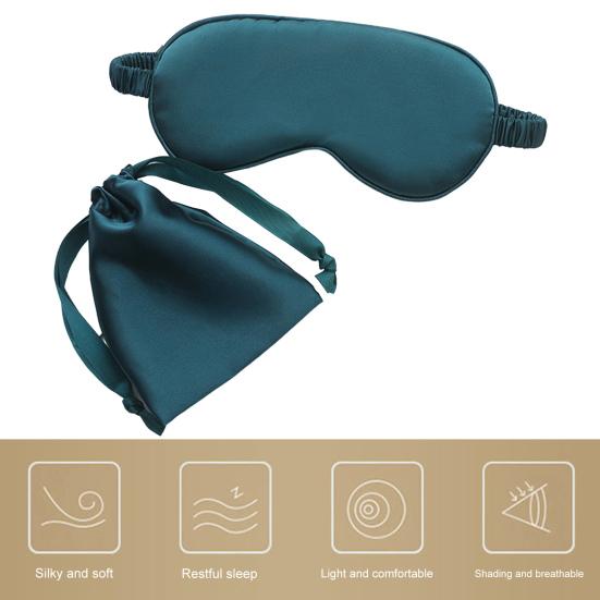 Eye Shade Convenient No Eye Pressure Compact Eye Patch Sleep Silky Eye Cover Eyeshade Cover Travel Accessory