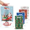 10/30pcs Christmas Gift Bags Cartoon Plastic Candy Cookie Packaging Bag Navidad Decoration for Home Kids New Year Gift