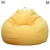Сплошной цвет ткани ленивый шезлонг мешок фасоли мешок стул диван пылезащитный чехол украшение
