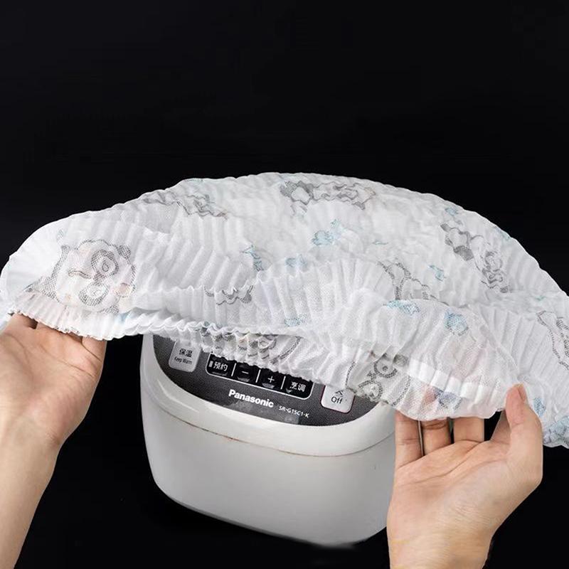 10/20 шт. одноразовый пылезащитный чехол для бытовой техники вентилятор рисоварка микроволновая печь универсальный чехол с мультяшными принтами