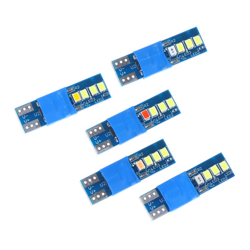 2Pcs T10 Double Tip Dynamic LED Bulb Car Interior Reading Trunk Width Indicator Modified Lighting