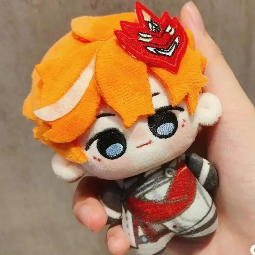 10 см Аниме Игра Genshin Impact Тарталья 10 см Мини Мягкая Плюшевая Звезда Кукла Тело Данго Косплей Подвеска Брелок Игрушки Подарок