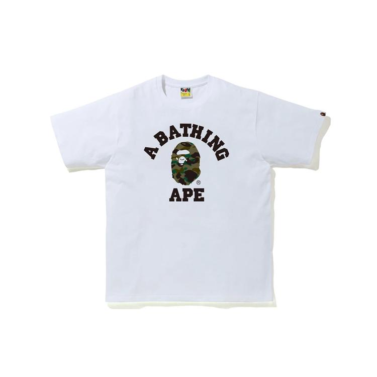 A Bathing Ape 1St Camo College Tee T-shirt 1G30-110-018