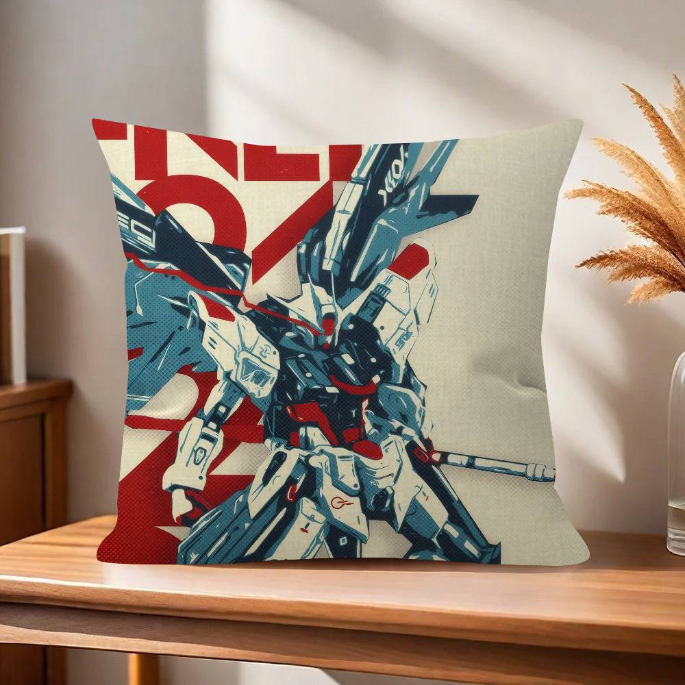 Pillowcase toon Gift Cushion Cover Bedroom Home Sofa Chair Seat Decor pillow case Anime cool ggGUNDAM classic