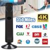 4K 1080P Комнатная антенна HDTV - Умный усилитель, улучшенный прием сигнала, с адаптером переменного тока для домашнего ТВ