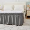 Wrap Around Style Bed Dust Cover Ruffles Bed Protector Bed Decoration Bed Skirt  Bedroom