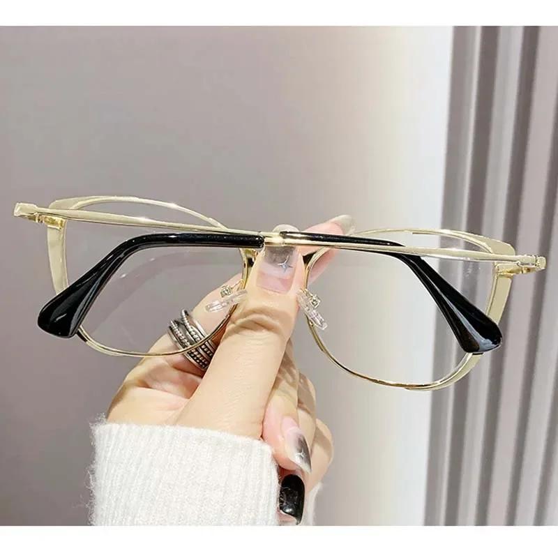 Cool Cat Eye Glasses Women Men Transparent Eyewear Brand Designer Trendy Clear Eyeglasses Fashion Optical Frame