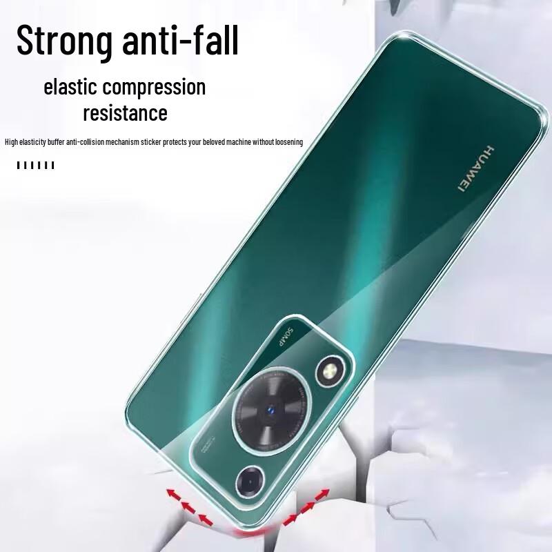 KMaxAI Clear TPU Full-Protection Phone Case for Huawei
