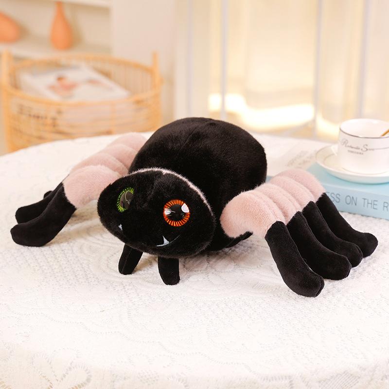 Имитация большой куклы-паука плюшевая игрушка черная кукла-паук мальчик успокаивающая тряпичная кукла подарок на Хэллоуин