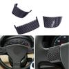 3pcs Car-styling Carbon Fiber Texture Interior Steering Wheel Panel Cover Trim For VW Golf 5 MK5 Passat B6 Jetta MK5 Tiguan