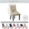 Waterproof Diamond Jacquard Stretch Chair Cover Elastic Dining Armchair Slipcover
