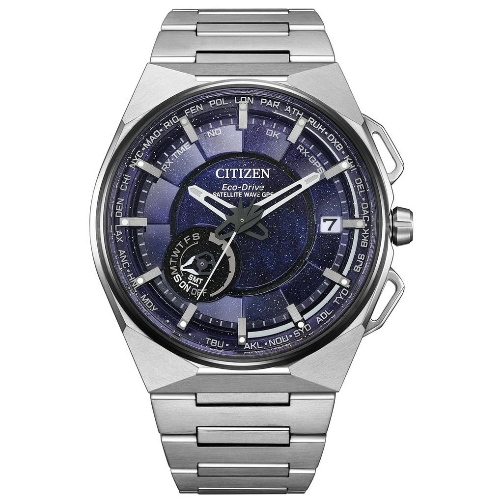 Citizen CREATIVE LAB GPS Спутниковые Спутниковая Волна Eco-Drive Радиоуправляемые Часы, X, Мужские Часы, CC3097-52L