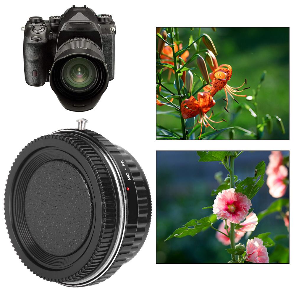 Fikaz MD‑PK Adapter Ring with Correct Lens for Minolta MD Mount Lenses to for Pentax PK Mount Camera