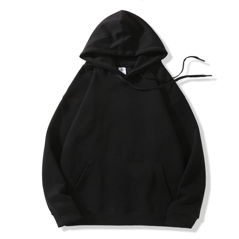 Women's Trendy Solid Color Drop Shoulder Hoodie - Casual, Warm, and Versatile Autumn/Winter Pullover Top