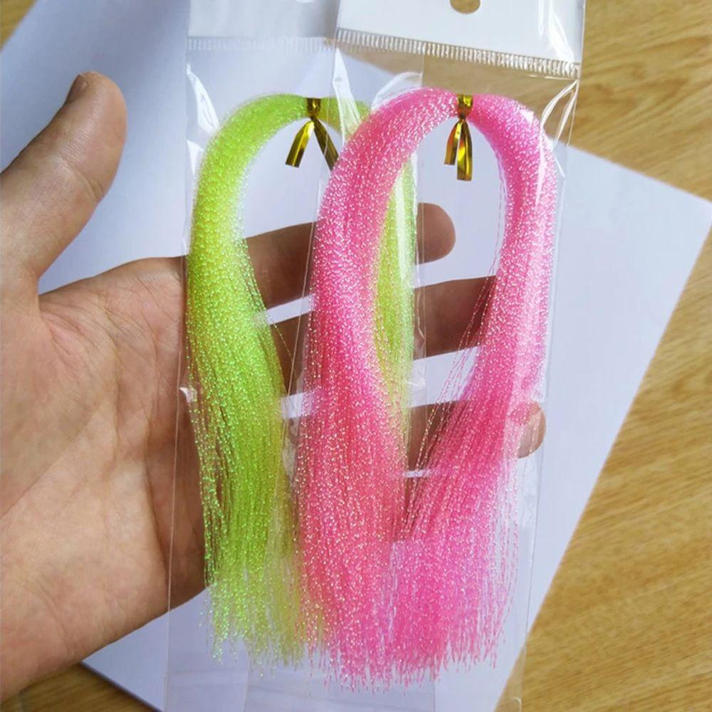 Fly Tying Line Lure Decoration Line Crystal Shining String Silk Twisted Strand Assist Hook Tying