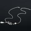 Chic And Stylish Alloy Leaf Pearl Necklace Perfect For Summer Fashion Trends