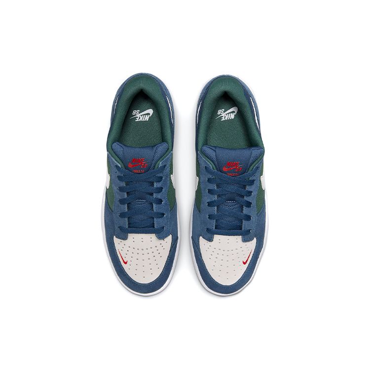 Nike Force 58 SB Navy Noble Green Кроссовки унисекс Синий Саммит-Белый Белый CZ2959-402