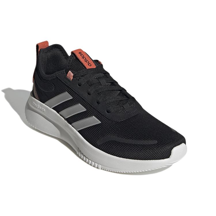 Adidas Lite Racer Rebold Black Orange Unisex Sneakers Silver White GZ0353