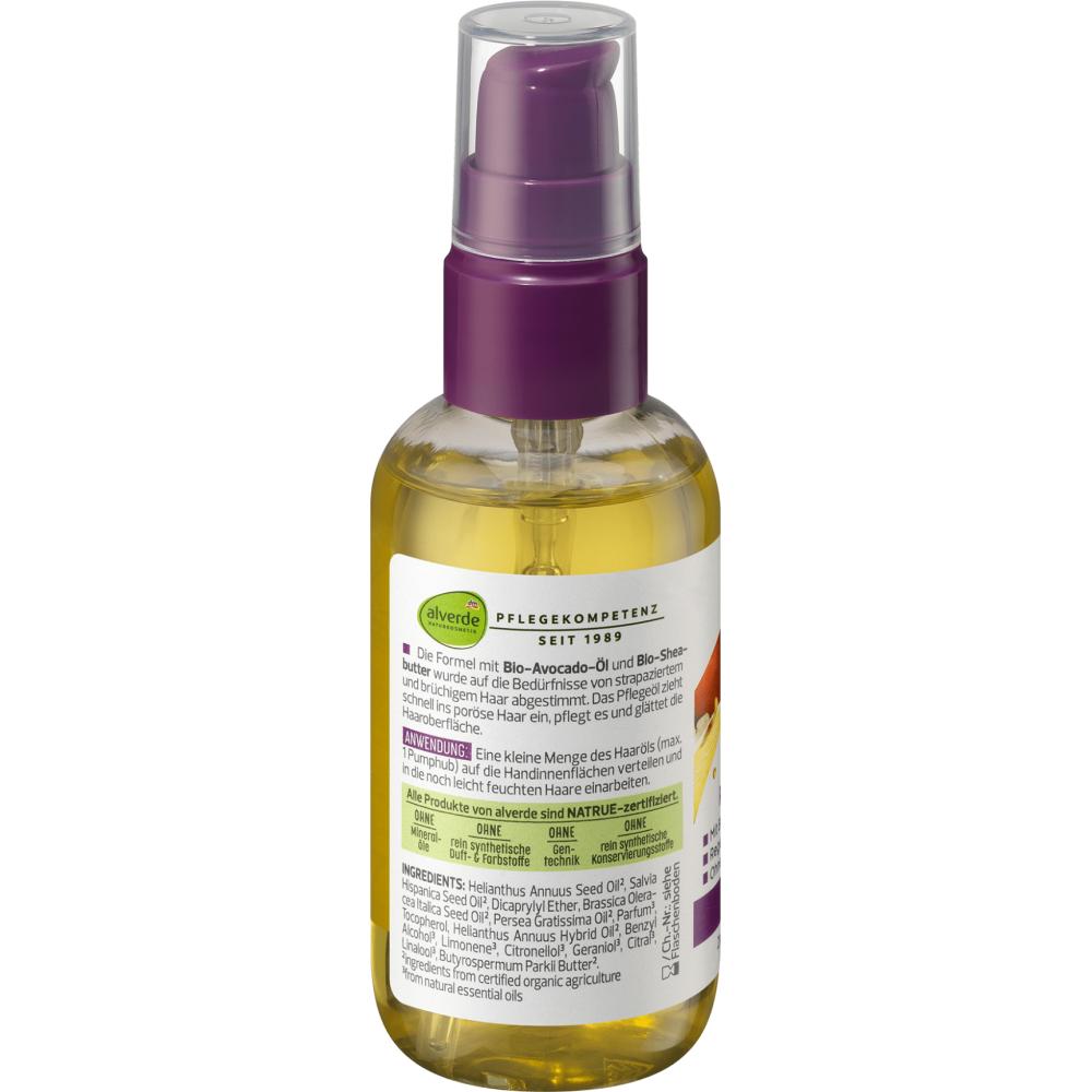 DM alverde Alverde Nature Cosmetic Масло для восстановления волос 75 мл