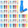 100 Pcs Electrical Connectors, Wire Connectors Insulated Male Female Electrical Terminals & Kits Butt Connectors 0.5-6.0mm² Waterproof