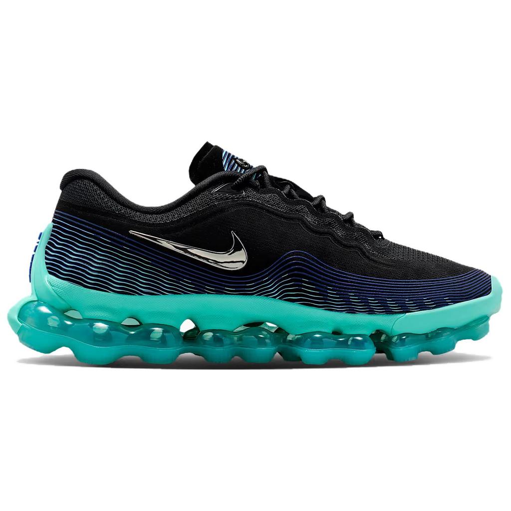 Nike Air Liquid Max Черные Сияющие Синие Мужские Кроссовки Аврора-Зеленый Хром IQ7635-001