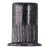 20Pcs Black Threaded Insert Nut M3 M4 M5 M6 M8 M10 M12 Flat Head High Quality Rivet Nuts