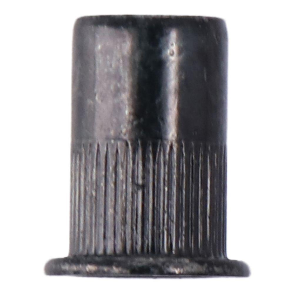 20Pcs Black Threaded Insert Nut M3 M4 M5 M6 M8 M10 M12 Flat Head High Quality Rivet Nuts