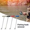 Fishing Hook Remover Tool with Ergonomic Handle Portable Stainless Steel Fish Saltwater Dehooker Aluminum Shark Hook Remover
